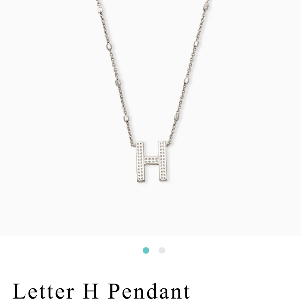 Kendra Scott initial “H” necklace